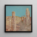 Ruinas de Tiahuanaco - Giulio Aristide Sartorio — cuadro enmarcado en la pared