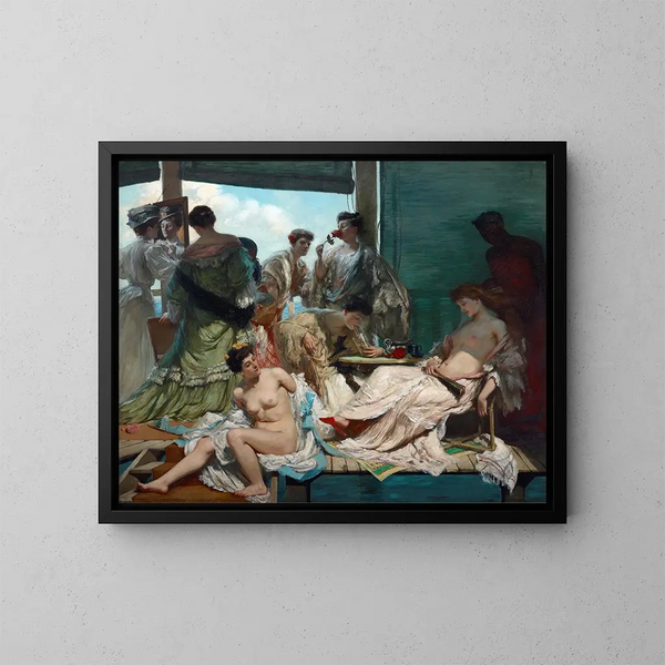 Verano - Rupert Bunny — cuadro enmarcado en la pared