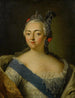 Portrait of Elizabeth Petrovna - Russian School — artwork view