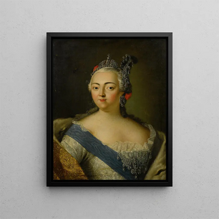 Russian School - Portrait Of Elizabeth Petrovna.webp