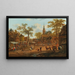 Une kermesse de village - Rutger Verburgh — framed artwork on a wall