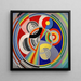 Rythme n°1 - Robert Delaunay — cuadro enmarcado en la pared