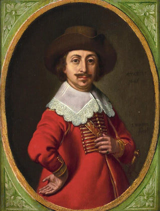 Saack Jacobsz Van Hooren - Portrait Of A Man Wearing A Hat.webp