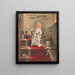Bonjour, compliments de Ferd Neumer - Sackett Wilhelms Litho — framed artwork on a wall