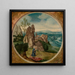 San Jerónimo en un paisaje - Lucas Gassel — cuadro enmarcado en la pared