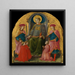 de San Laurent en trono con santos y donantes - Filippo Lippi — cuadro enmarcado en la pared