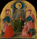 de San Laurent en trono con santos y donantes - Filippo Lippi — vista de la obra