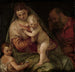 Santa Familia con el Joven San Juan - Taller de Paolo Veronese — vista de la obra
