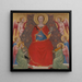 Saint Lucy on throne - Giovanni di Bartolomeo Cristiani — framed artwork on a wall