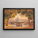 View of Rome from the Villa Médicis fountain - Salomon Corrodi — framed artwork on a wall