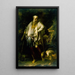 Diogène jetando su copa - Salvator Rosa — cuadro enmarcado en la pared