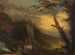 Figuras pescando en un paisaje costero rocoso - Salvator Rosa — vista de la obra