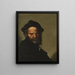 Cabeza de un filósofo - Salvator Rosa — cuadro enmarcado en la pared