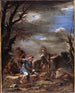 Paisaje con figuras - Salvator Rosa — vista de la obra