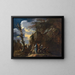 Crucifixión de Polycrate - Salvator Rosa — cuadro enmarcado en la pared
