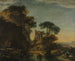 Ruinas en un paisaje rocoso - Salvator Rosa — vista de la obra