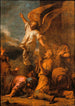 L'Ángel abandonando la casa de Tobías - Salvator Rosa — vista de la obra
