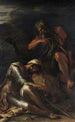 El Sueño de Eneas - Salvator Rosa — vista de la obra