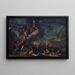 La fondation de Thèbes - Salvator Rosa — framed artwork on a wall