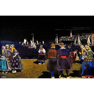 Samedi Soir Hollande - Wassily Kandinsky | Reproduction Tableau Décoration murale affiche copie