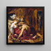 Samson y Dalila - Peter Paul Rubens — cuadro enmarcado en la pared
