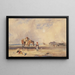 La Playa en Ostende - Samuel Austin — cuadro enmarcado en la pared
