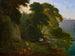 En la orilla del lago de Nemi - Samuel Birmann — vista de la obra