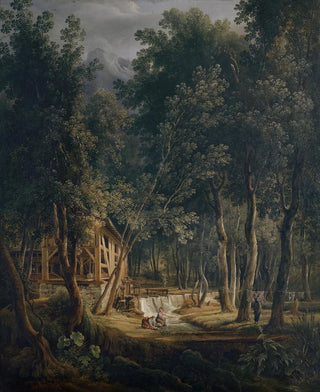 Samuel Birmann - Sawmill in the Lauterbrunnen Valley.webp