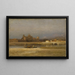 Sur la Viga, Environs de la Ville de Mexico - Samuel Colman — framed artwork on a wall