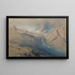 La chaîne de l'Ermite depuis le col Rogers, Pacifique canadien - Samuel Colman — framed artwork on a wall