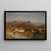 La colina de la Alhambra, Granada - Samuel Colman — cuadro enmarcado en la pared