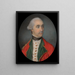 Portrait of an Infantry Officer - Samuel Cotes — framed artwork on a wall