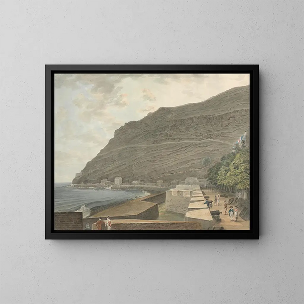 Un fort côtier - Samuel Davis — cuadro enmarcado en la pared
