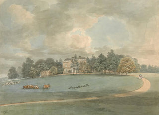 Samuel Davis - A Country House with Figures on the Drive.webp