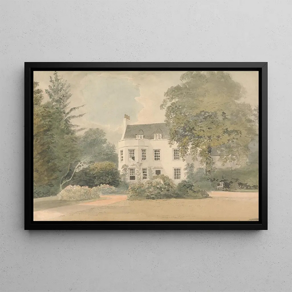 Samuel Davis - A White House in a Garden Setting.webp