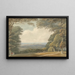 Distant view of Windsor Castle - Samuel Davis — framed artwork on a wall