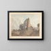 Gate of the Old Fort in Benares - Samuel Davis — framed artwork on a wall