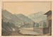 Paisaje Montañoso con Edificios y Río - Samuel Davis — vista de la obra