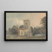 Vieja iglesia de St Lawrence Ayot St Lawrence Hertfordshire - Samuel Davis — cuadro enmarcado en la pared