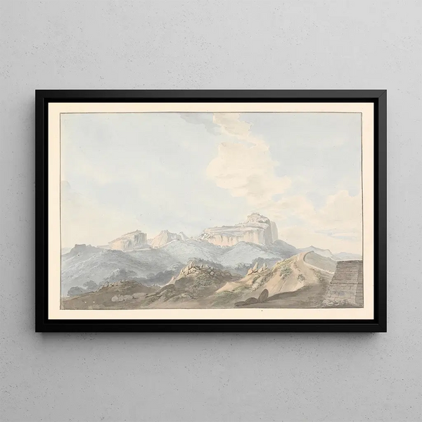 Sant Ghur en el Carnatic - Samuel Davis — cuadro enmarcado en la pared