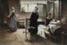 Evangeline discovering her fiancé at the hospital - Samuel G Richards — artwork view