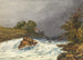 River scene painting with house - Samuel H Owen — artwork view