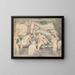 Bathers - Samuel Halpert — framed artwork on a wall