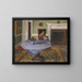 Interior Farm Scene - Samuel Halpert — framed artwork on a wall