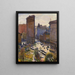 El Flatiron Building - Samuel Halpert — cuadro enmarcado en la pared