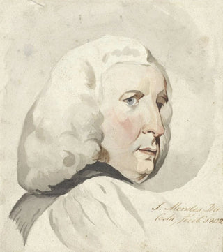 Samuel Henri Mendes da Costa - Hoofd van een man naar rechts.webp