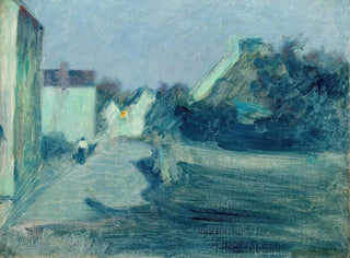 Samuel Hirszenberg - Village Lane in the Moonshine.webp