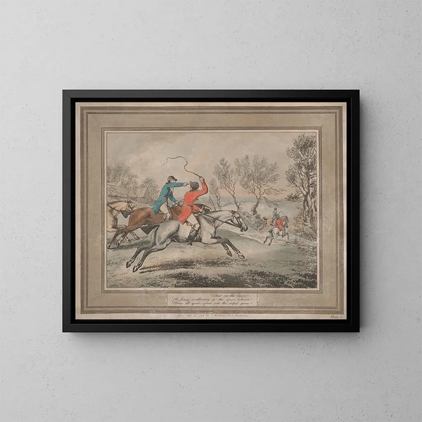 y en el césped - Samuel Howitt — cuadro enmarcado en la pared