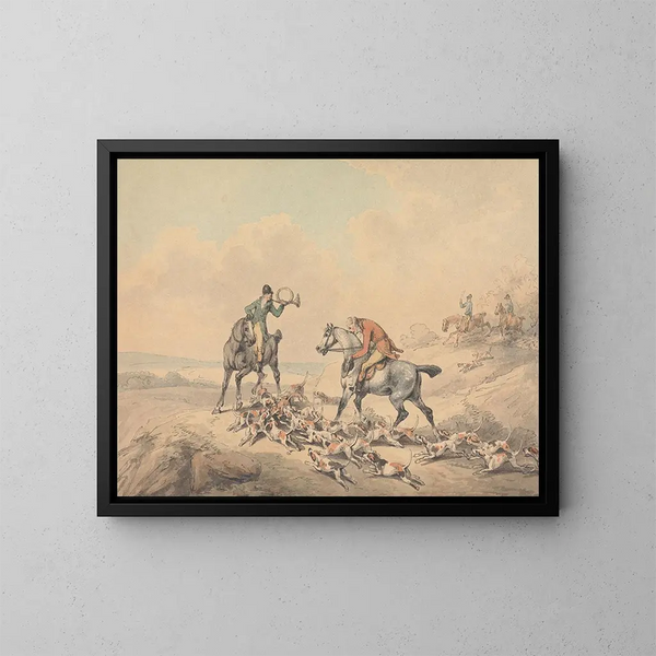 La Muerte - Samuel Howitt — cuadro enmarcado en la pared