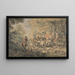La caza - Samuel Howitt — cuadro enmarcado en la pared